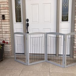 wooden gate (80” across x 32” Height)- Has Leg Attachments