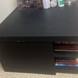 Black Storage Table