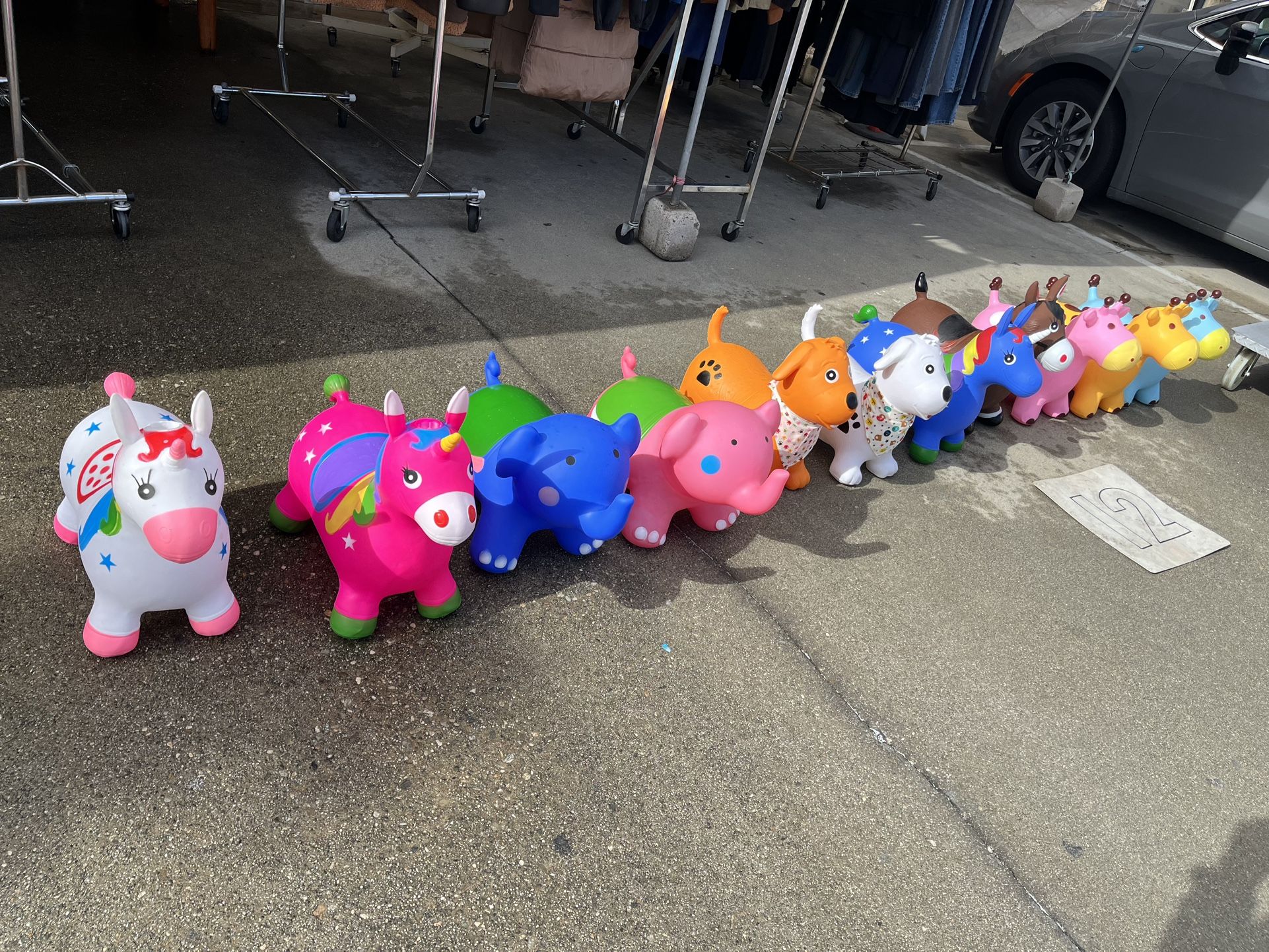 Kids Riding Bouncing Animals $12 Each With Lights And Music