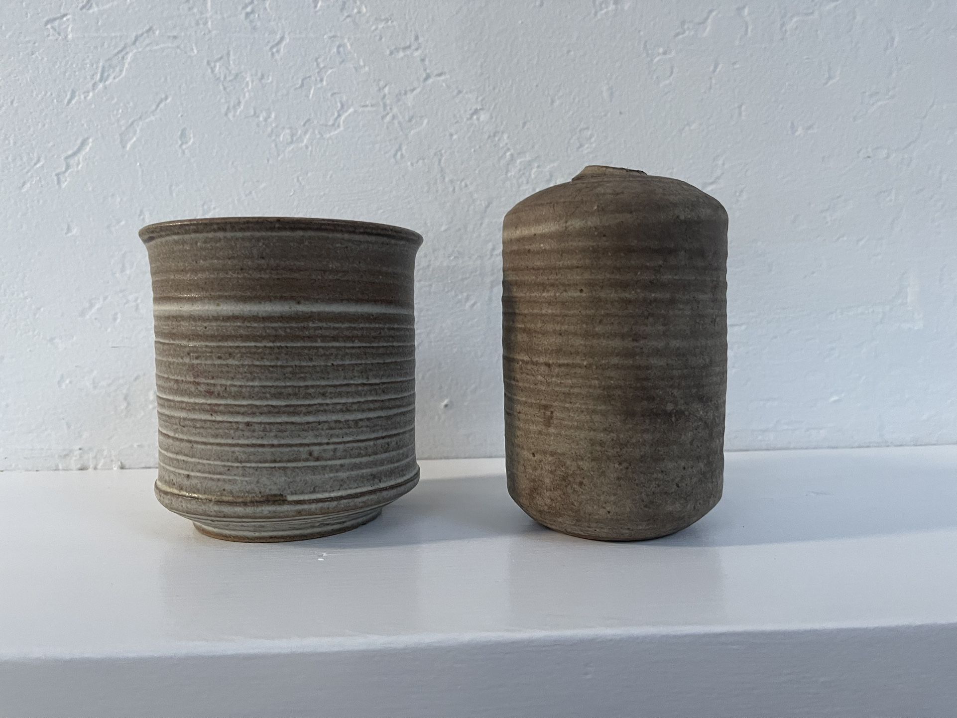 Ceramic jar and vase