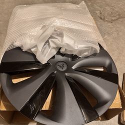 Upgraded 2025 Model Y Wheel Covers for Tesla Accessories 2024 19 Inch Rim Protectors (Set of 4) with Enhanced Elasticity Wheel Cover Replacement, not 