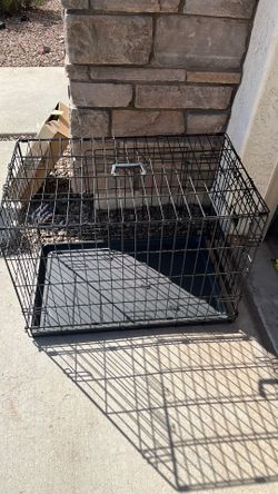 30” double door folding crate