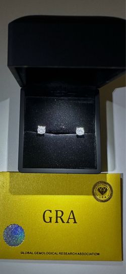 Moissanite Diamond Stud Earrings 4mm