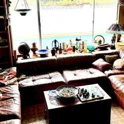 DeSede 88 Midcentury authentic Leather sectional Cognac 