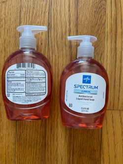 New Medline Spectrum Antimicrobial Hand Wash, Medical Grade Mild Formula, 0.13% Benzalkonium Chloride, 221ml
