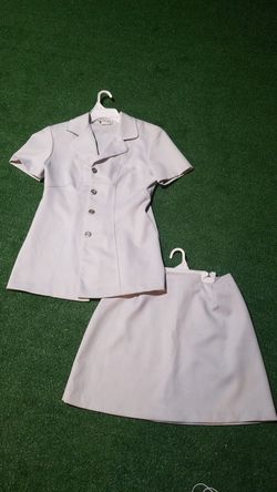 Size 12 short sleeve jacket with skirt