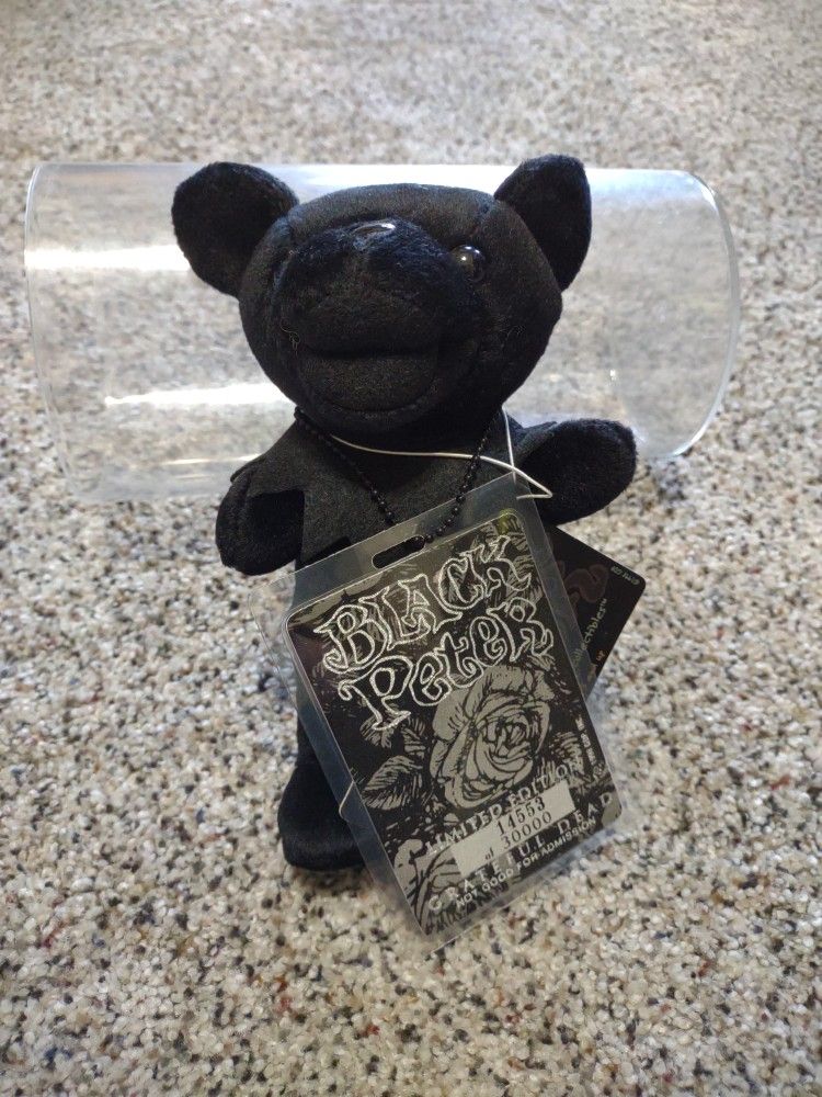 Black Peter Grateful Dead Bear By Liquid Blue