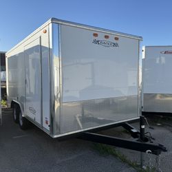 2025 Carson Trailer Racer Cargo DLX 8.5’ X 16’ 7K GVWR 