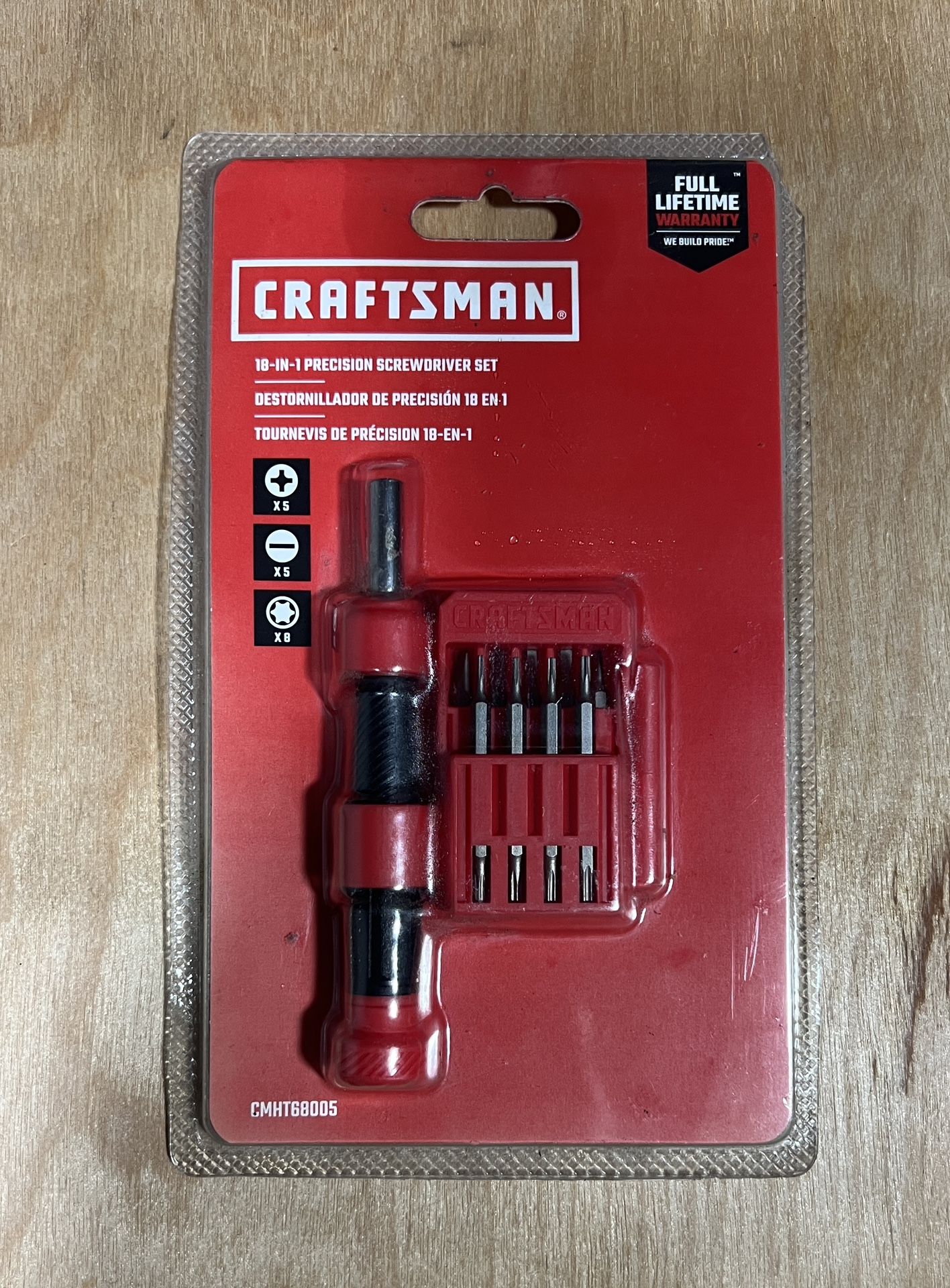 Craftsman CMHT68005 18-in-1 Precision Screwdriver Set