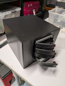 4 bay NAS case with SFX PSU included