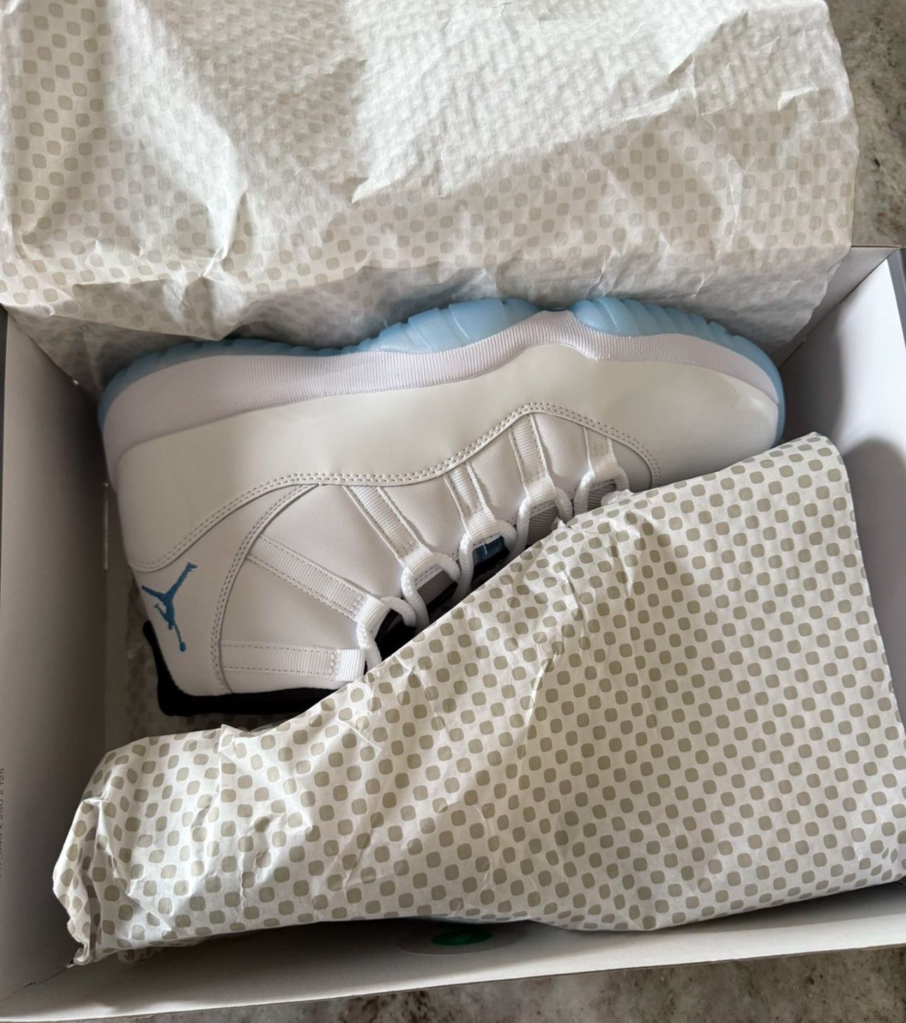 Jordan Retro 11 Legend Blue.  Size 12.  BRAND NEW