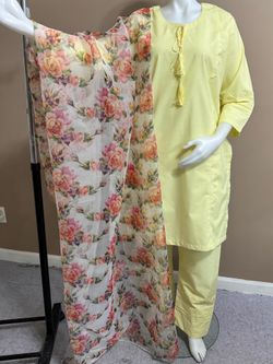 Cotton 3piece dress