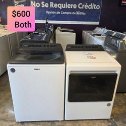 Whirlpool Lavadora Y Secadora Eléctrica 