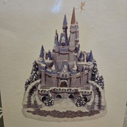 Disney Christmas Village Light Up Cinderella Castle With Tinkerbell