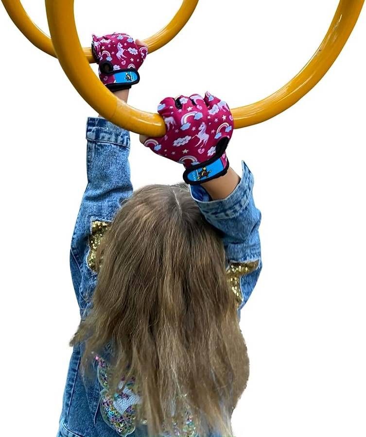 HANG Monkey Bar Gloves With Grip Control for 5-6 Year Old Children