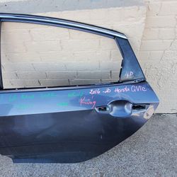 2016-21 Honda Civic Left Rear Door 