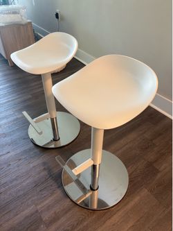 IKEA Janinge Bar stool white set of 2