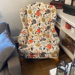 2 Wing Back Chairs