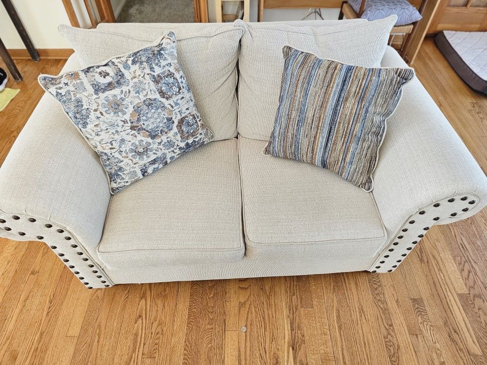 Love Seat + Chair + Ottoman