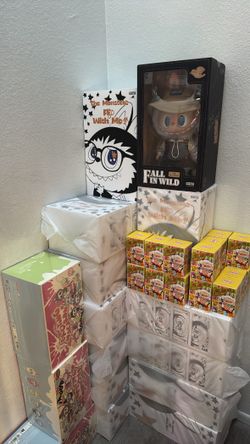 Pop Mart Labubu Flip With Me, Fall in Wild, Exciting Macaron, Wacky Mart Vinyl