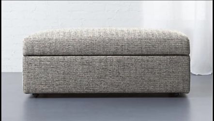 Cb2 Movie Salt And Pepper Storage Ottoman!