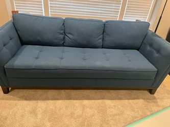 Macaulay Blue Sofa – Raymour & Flanigan