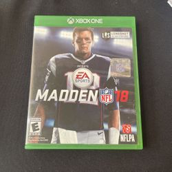 Madden 18 Xbox One $5
