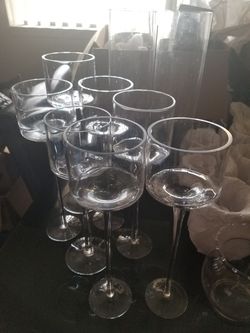 Jars/vases/candle holders