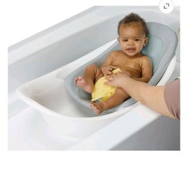 Safety 1st 3-in-1 Clean Fun Plastic Rigid Baby Bathtub, Harbor Mist
