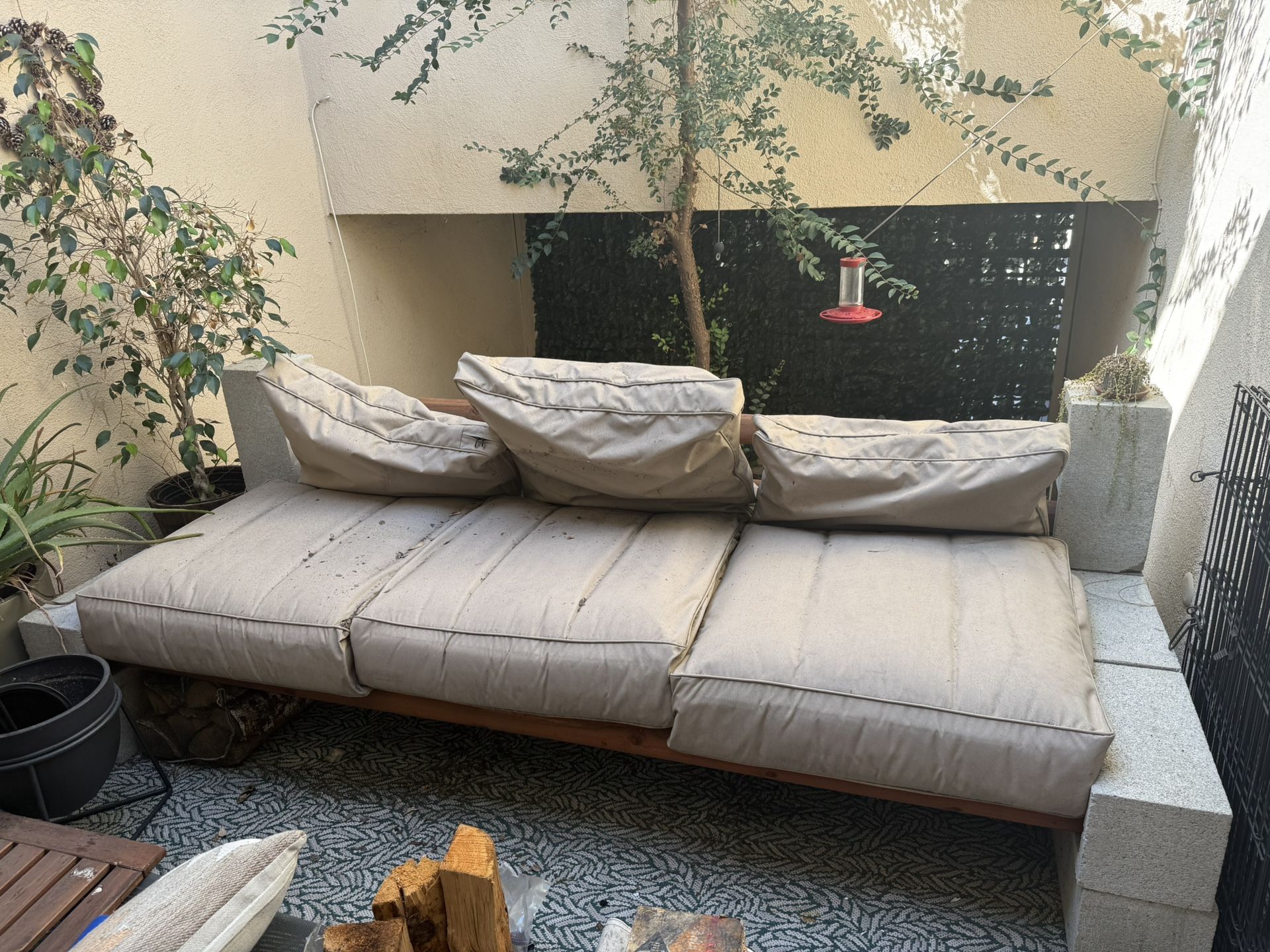 Cinder Block Couch