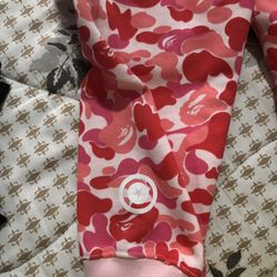 Pink Bape Hoodie 