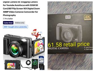 Brand New 4K Digital Camera