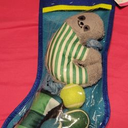 DOG STOCKING & TOY SET