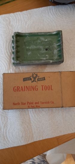 Vintage Buck Horn Graining Tool