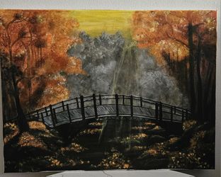 Forest Canvas Painting 