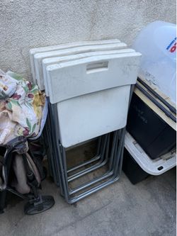 4 foldable ikea chairs. Selling all 4 for $20 ($5 each)