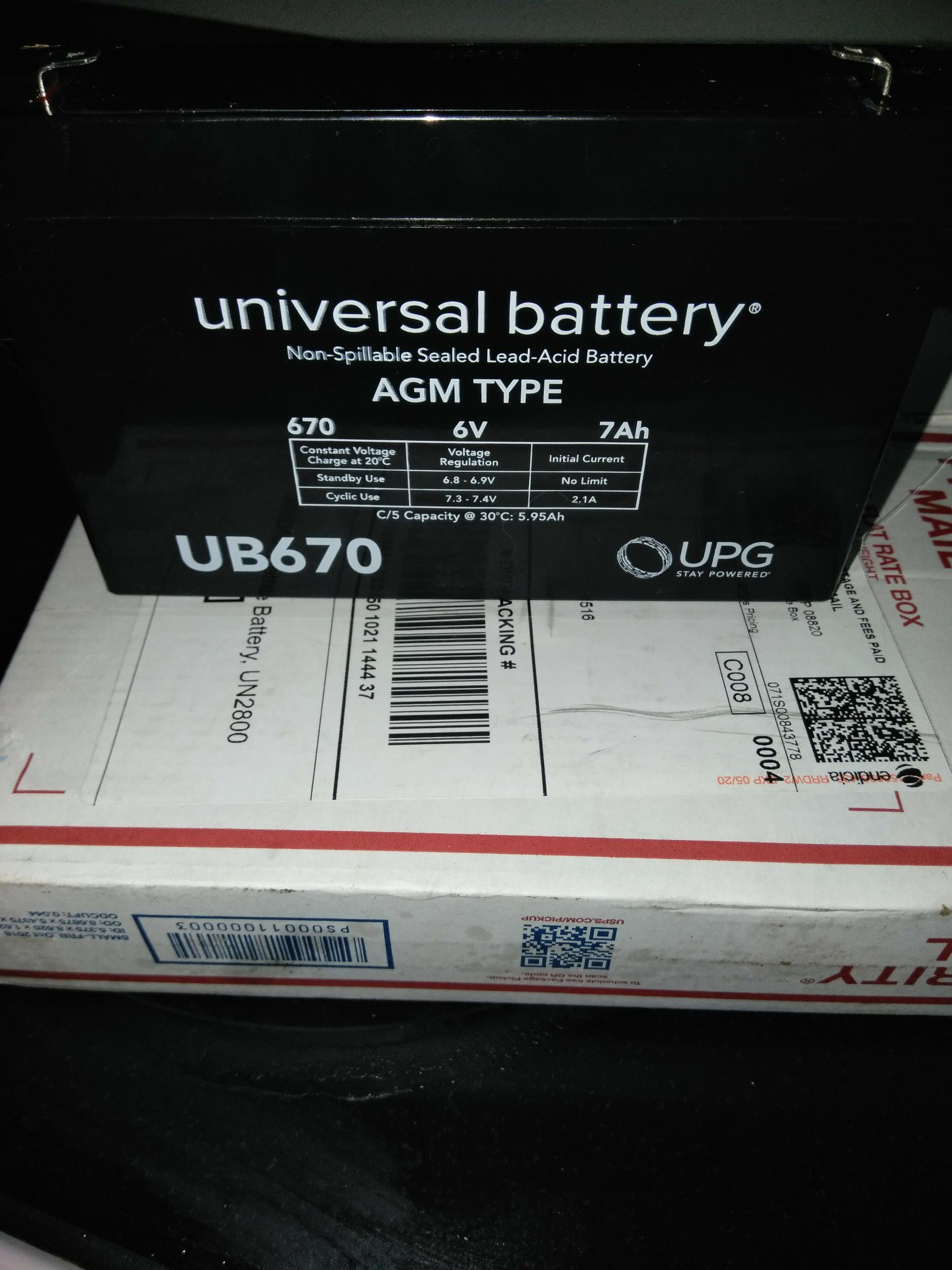 12 volt new battery