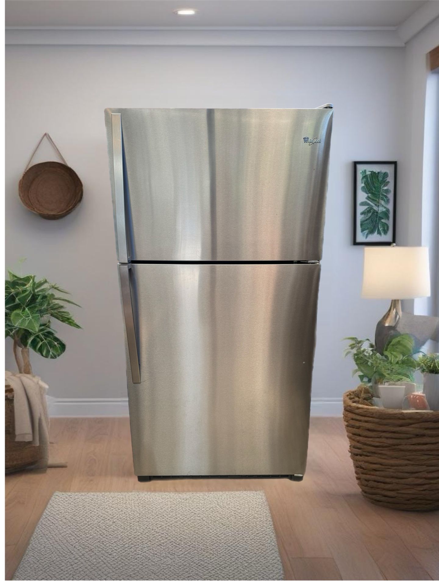 Whirlpool Stainless Top Freezer Refrigerator 