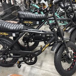Dual motor Ariel Rider E-bikes