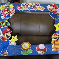 Super Mario Brothers Party Frame 
