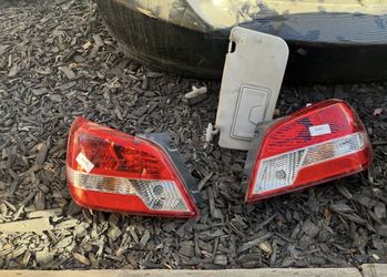 OEM 2017 + Mitsubishi Mirage G4 Tail Lights Taillights / Rear Bumper / Hood Parts AC Compressor Part Out