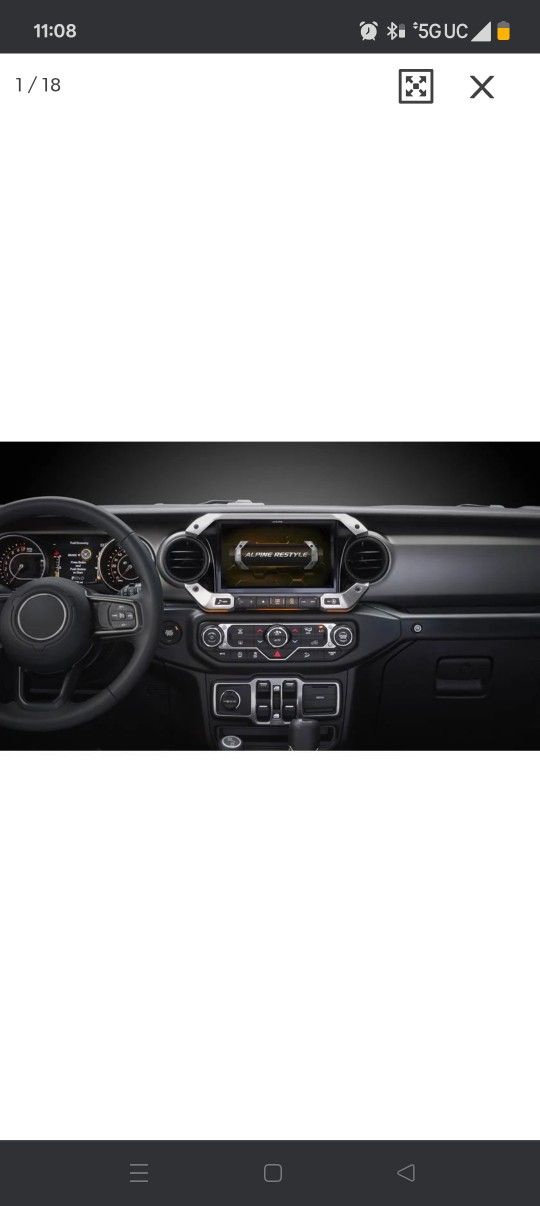 Alpine Radio for Jeep JL