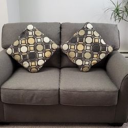 Grey Loveseat (+ 3 Seater Sofa Available)