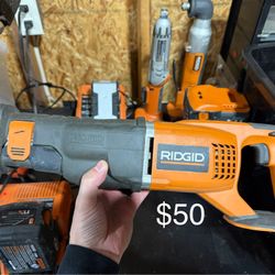 Assortment Of RIDGID Power Tools