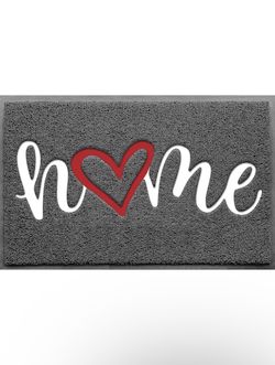 StepLively Door Mat Home Welcome Mats Outdoor and Indoor, Heavy-Duty Low-Profile Non-Slip Durable Front Welcome Mat Doormat for Home Entrance, Outside