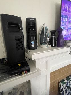 Iron, steamer, fans
