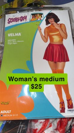 Scooby-Doo Velma Halloween Costume Women's Medium