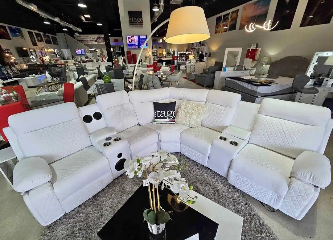 Sofa Seccional Reclinable ⭐️ Recliner Sectional Sofa 