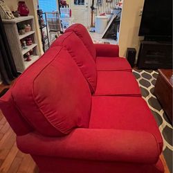 Red Craftmaster Sofa