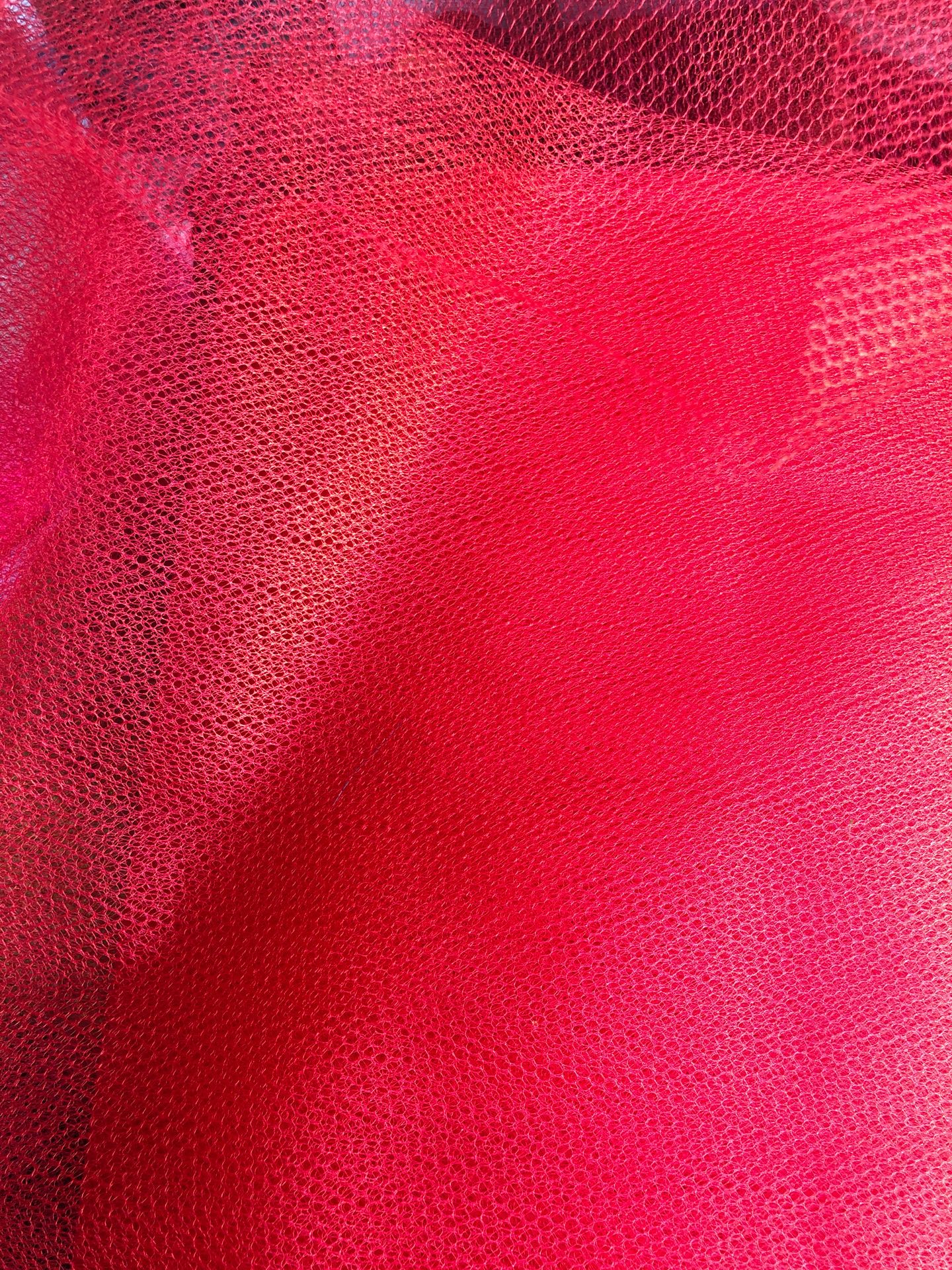 72”x35 yards Red Tulle 100% Nylon